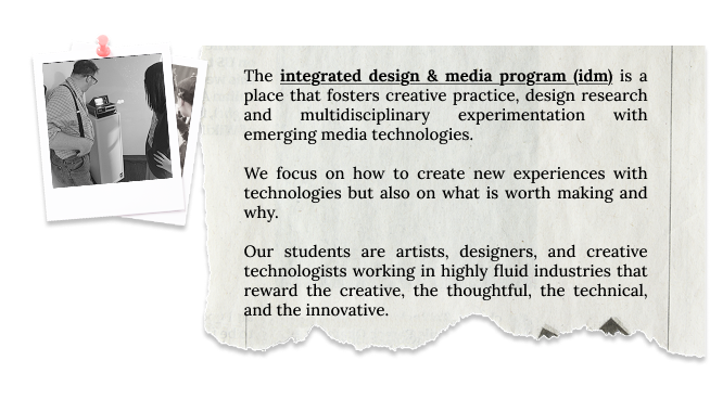About the Integrated Design and Media program